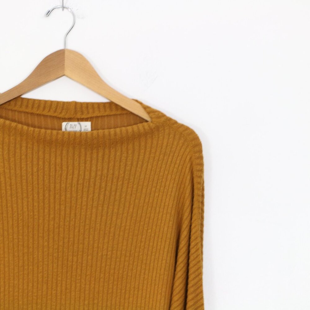 *Maurices Mock Neck Sweater Oversized Pullover Dolman Sleeve Long Sleeve Top - Picture 3 of 7